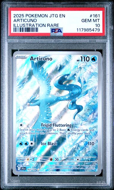 2025 POKEMON JTG EN-JOURNEY TOGETHER #161 ARTICUNO ILLUSTRATION RARE